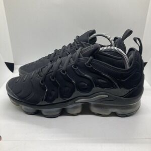Nike Air Vapormax Plus Triple Black Anthracite Grey Womens Size 10 DH1063-001